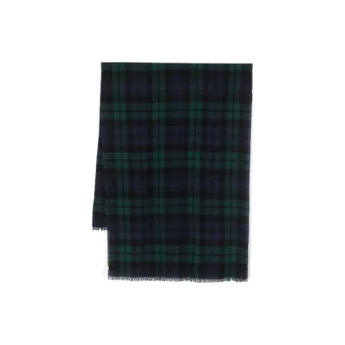 JOHNSTONS OF ELGIN Вязаные шарфы Мужской Темно-зеленый