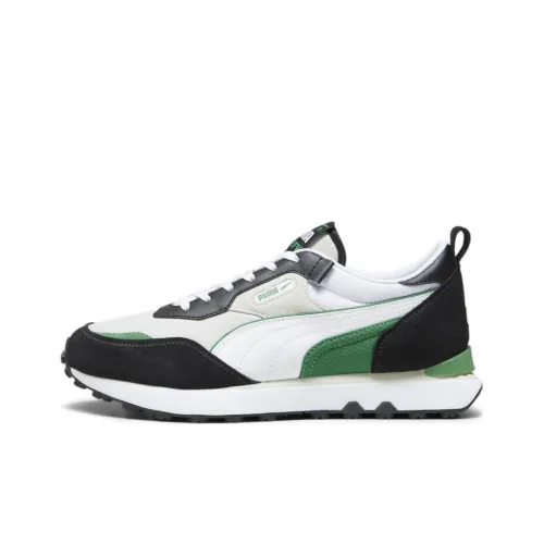 PUMA Rider FV Low Топ Повседневная обувь Унисекс Зеленый Черный