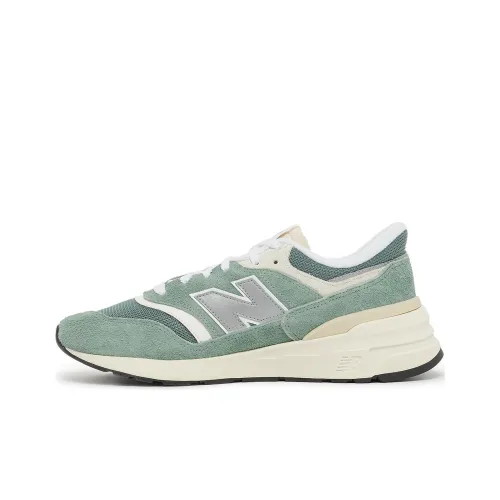 New Balance NB 997R Амортизация Износостойкий Низкий Топ Повседневные Беговые кроссовки Унисекс Зеленый