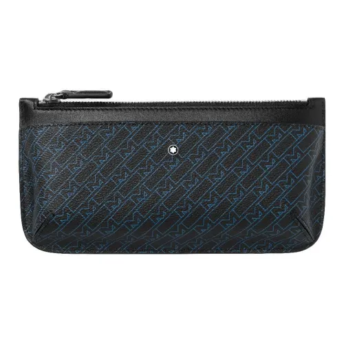 MONTBLANC M_Gram 4810 Кожа Клатч Маленький Мужской Синий