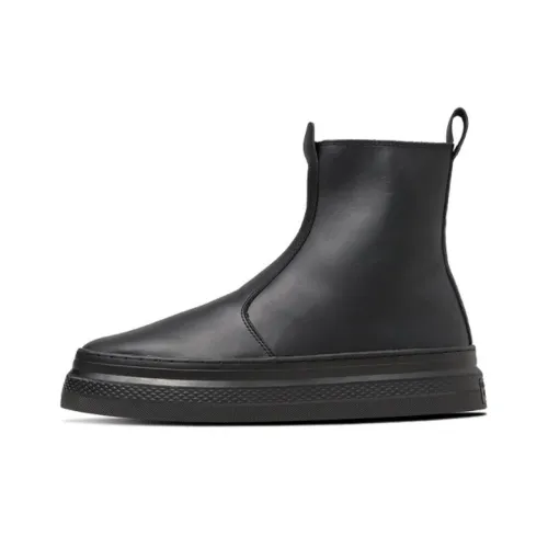 Конверс All Star Coupe Скейтборд Кроссовки Высокие Черные Унисекс