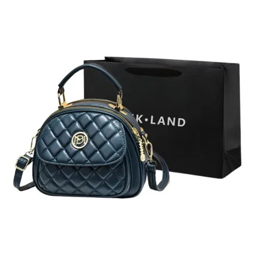 PINK·LAND ПУ (полиуретан) Одно плечо Сумка Стандартная Женская Белая Черная Синяя