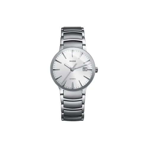 RADO Автоматический Механический Механизм Мужские Часы Crystal Collection 38mm*9,7mm Серебряные