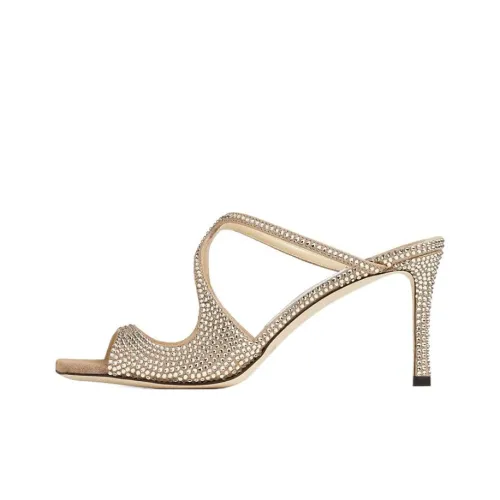 Jimmy Choo Anise Слипоны Женские Honeys Золото