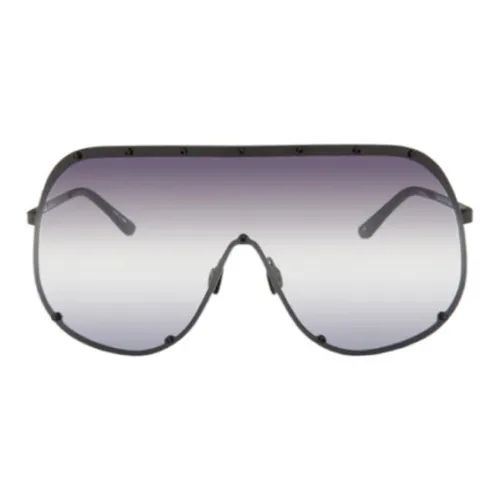 RICK OWENS совместный бренд RO Ацетат Нерегулярная форма Солнцезащитные очки Унисекс Черный