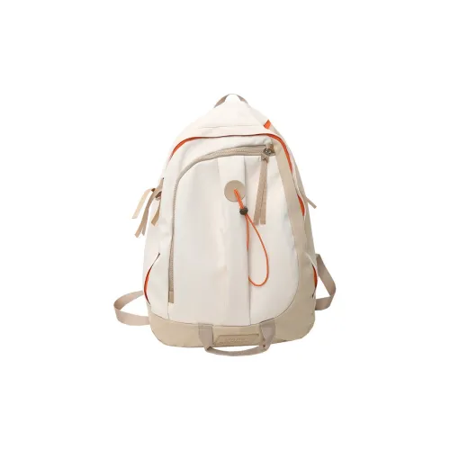 KAKAXI Nylon Backpack Standard Unisex Beige Black Red Green Blue