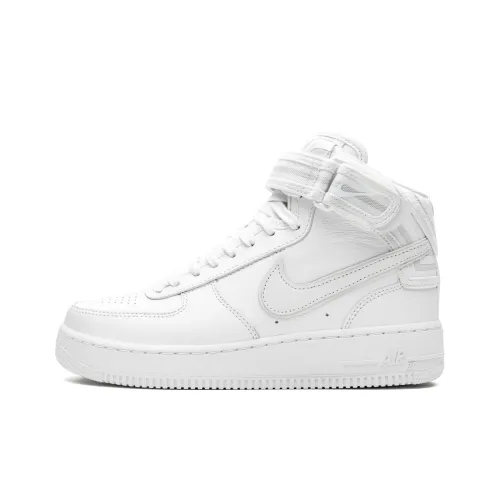 Nike Air Force 1 Термостойкий Slip-Resistant MID Скейтбординг Кроссовки Унисекс Белый