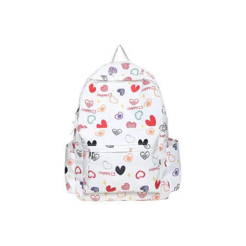 KAKAXI Нейлон Рюкзак Стандартный Женские Белый Черный