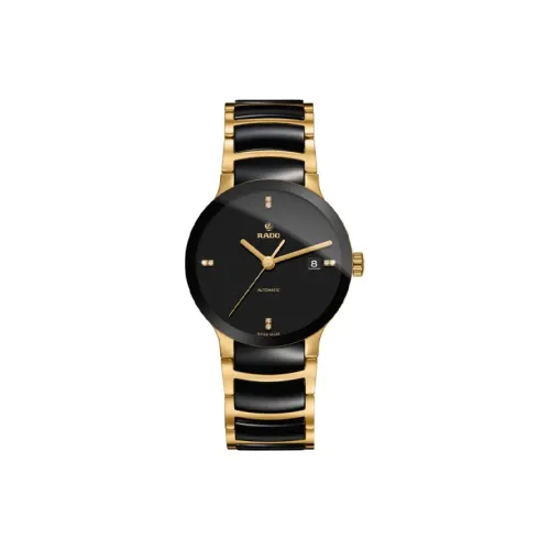 RADO Автоматический Механический Механизм Мужские Часы 38мм*10,1мм Черный