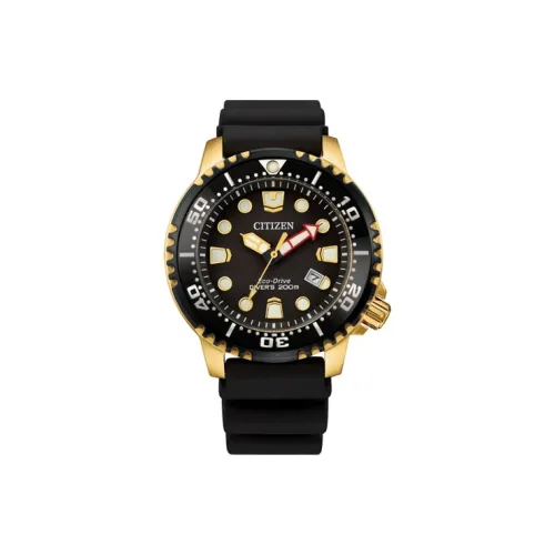 CITIZEN Professional Diver Collection Светильник Кварцевый механизм ПУ (полиуретан) Ремешок Часы Мужские Черный циферблат