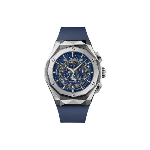 HUBLOT Classic Fusion Collection Автоматический Механический Механизм Мужские Часы Часы 45 мм Синий Циферблат