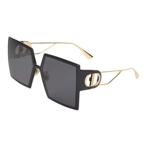 DIOR Квадратные Солнцезащитные Очки Унисекс Черные
