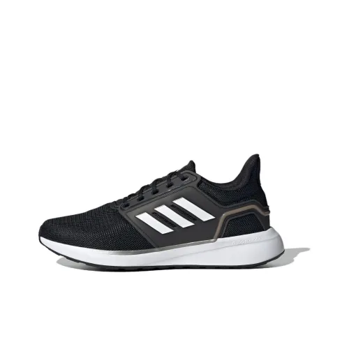 Adidas EQ19 Устойчивые к истиранию низкие беговые кроссовки для мужчин черные