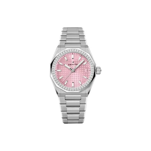 ZENITH Автоматический Механический Movement Женские Часы 36 мм Розовые