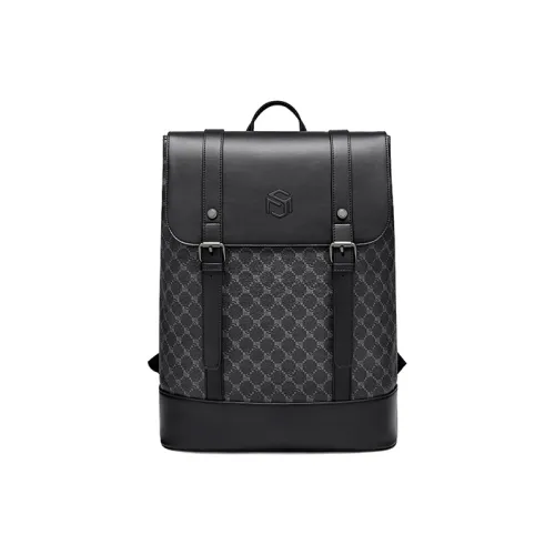 MashaLanti PVC Ноутбук Сумка Рюкзак Стандартный Мужской Черный