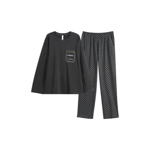 FENTENG M98432722 Темно-серый Мужской Пижамный комплект