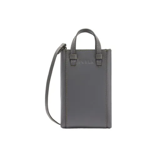 Furla Miastella Кожа Сумка через плечо Сумка Маленькая Женская Земляной Серый