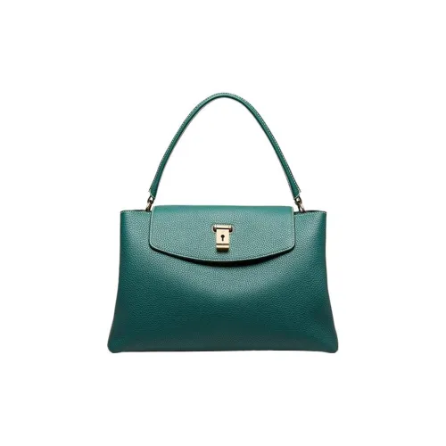 BALLY Layka Корова Кожа Сумка Средняя Женская Темно-Зеленая