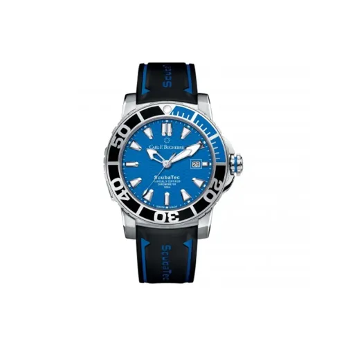 Carl F.Bucherer Автоматический Механический Механизм Мужские Часы 44,6 мм Синий