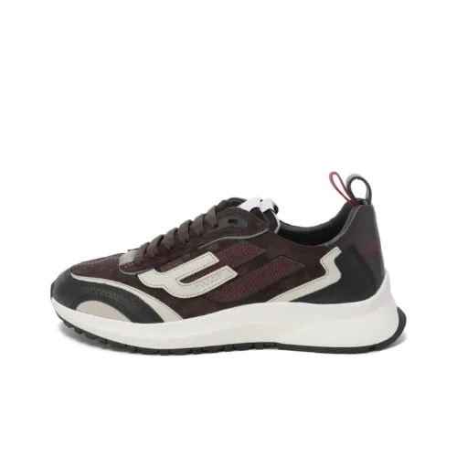 BALLY Повседневный Низкий Топ Черный, Серый, & Коричневый Многоцветный Мужской
