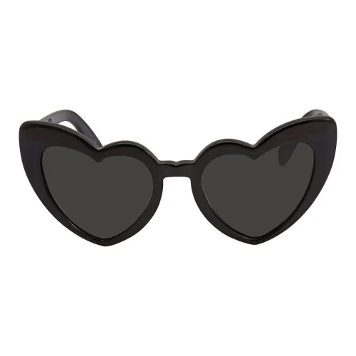 SAINT LAURENT Пластик Нерегулярная форма Солнцезащитные очки Женские Черный