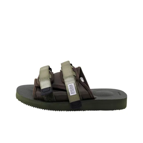 Suicoke Quiet Slip-Ons Мужской Зеленый