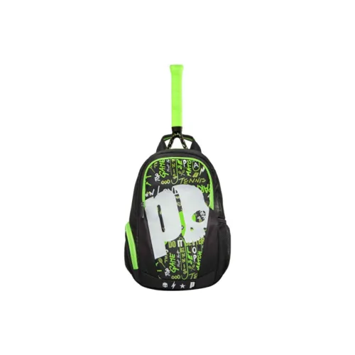 PRINCE Полиэстер Рюкзак Стандартный Унисекс Черный и Зеленый