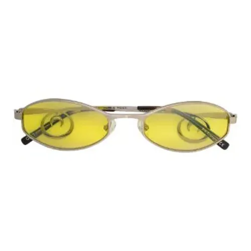 Marine Serre OVAL SUNGLASSES Мужские Silver