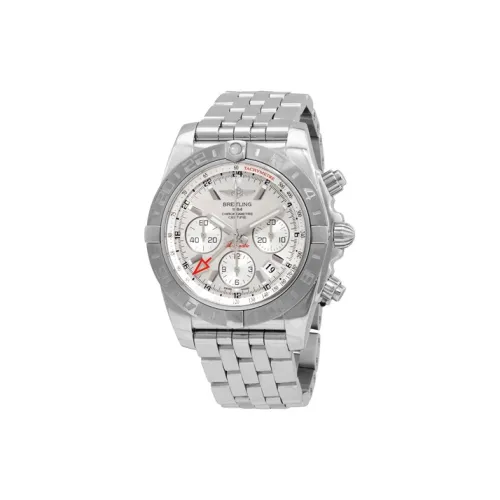 BREITLING Автоматический Механический Часы Мужские 44 мм Серебряные