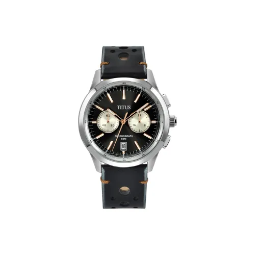 Solvil Et Titus Кварцевый механизм Мужские часы Wind Chill Collection 44mm*51mm*12,3mm Черные