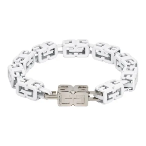 GIVENCHY Эмаль Латунь Металл Браслеты Мужской Серебряный