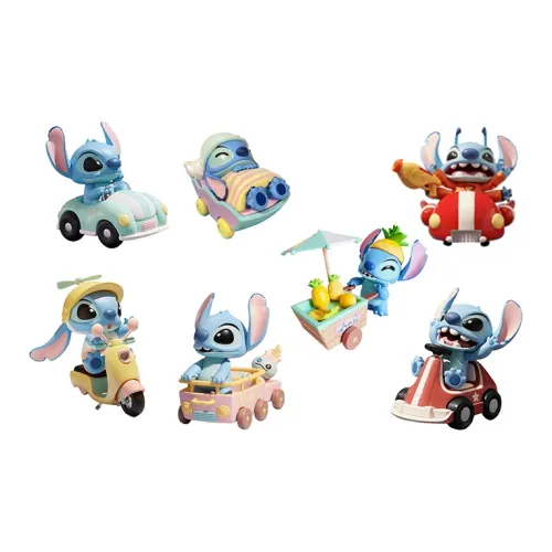 Miniso Lilo Stitch Wandering Collection Слепые коробки Один Mystery Коробка Целая коробка 6 шт