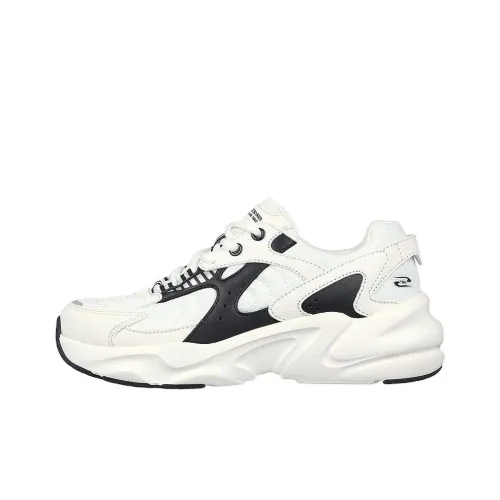 Skechers BOBS BAMINA 2 Wave Riding Low Top Толстая подошва Кроссовки Женские Бежевый Белый Черный