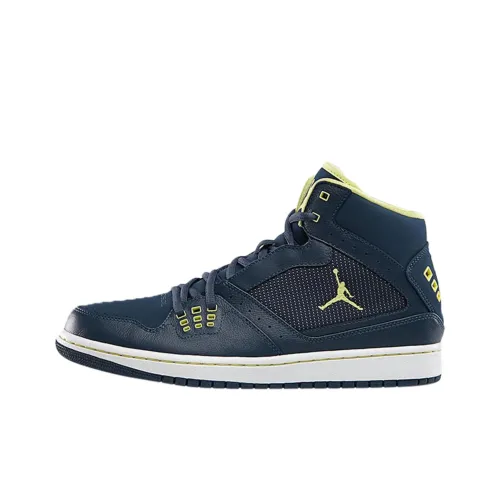 Jordan Air Jordan 1 Slip-resistant Abrasion-resistant High Top Vintage Basketball Shoes Men's Blue Джордан Эйр Джордан 1 Противоскользящий Устойчивый к истиранию Высокий Топ Винтажные Баскетбольные Кроссовки Мужские Синий