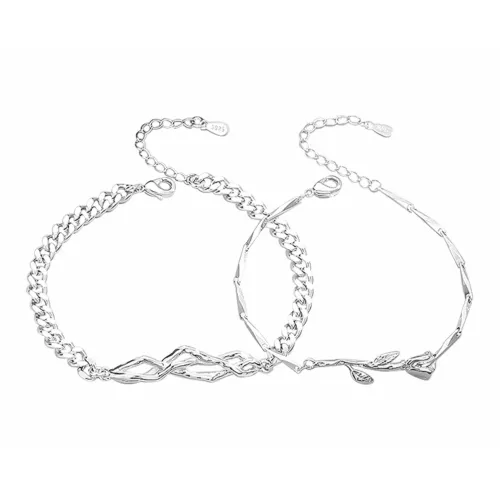 MUYAN Сплав Шип Розовый Браслет Унисекс