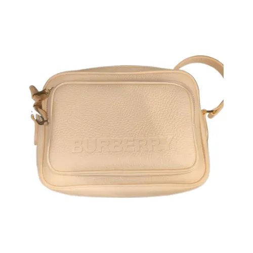 Burberry Корова Кожа Camera Сумка Сумка через плечо Женская Бежевая