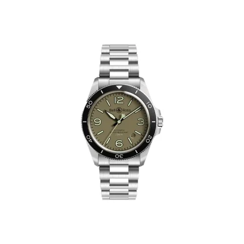 Bell & Ross Автоматический Механический Часы для Мужчин 41 мм Зеленые