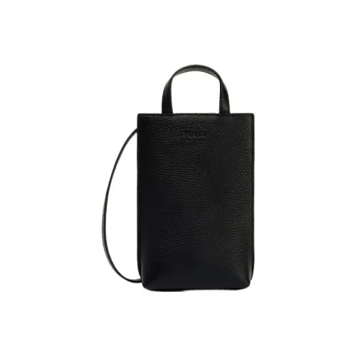 Furla Miastella Телячья кожа Сумка через плечо Сумка Женская Черная