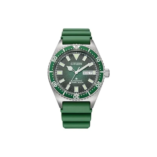 CITIZEN Автоматический Механический Механизм Мужские Часы Promaster Collection 41mm*13,7mm Зеленые