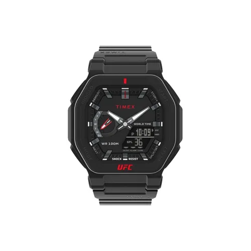 TIMEX Кварцевый механизм Мужские часы 45мм*45мм Черный