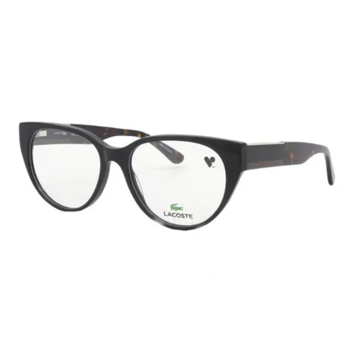 LACOSTE Пластик Кошачий глаз Оправы для очков Женские Черный
