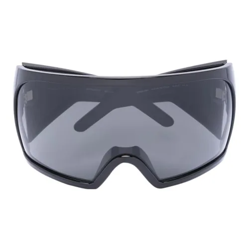 RICK OWENS совместный бренд RO Ацетат Нерегулярная форма Солнцезащитные очки Женские Черный