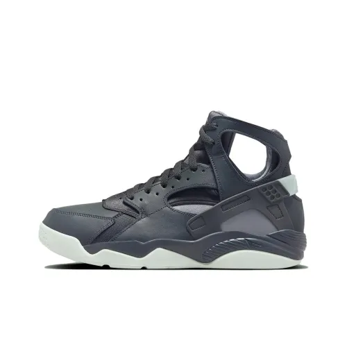 Nike Air Pilot Huarache Slip-resistant High Top Винтажные баскетбольные кроссовки Мужские Темно-серый