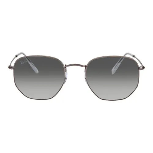RayBan Нержавеющая сталь Нерегулярная форма Солнцезащитные очки Унисекс Серый