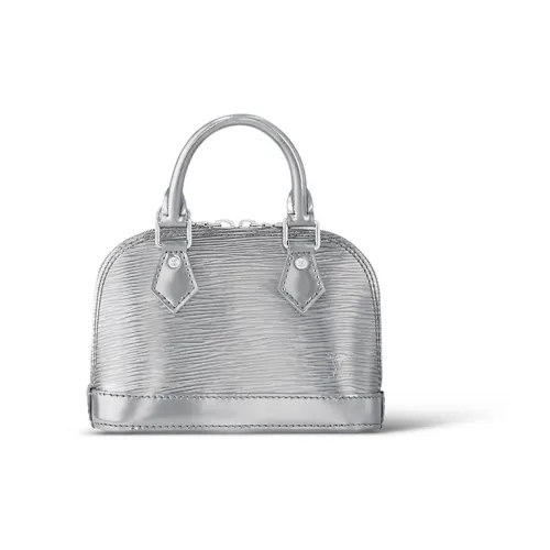 LOUIS VUITTON Кожа Сумка через плечо Сумка Экстра Маленькая Женская Серебряная