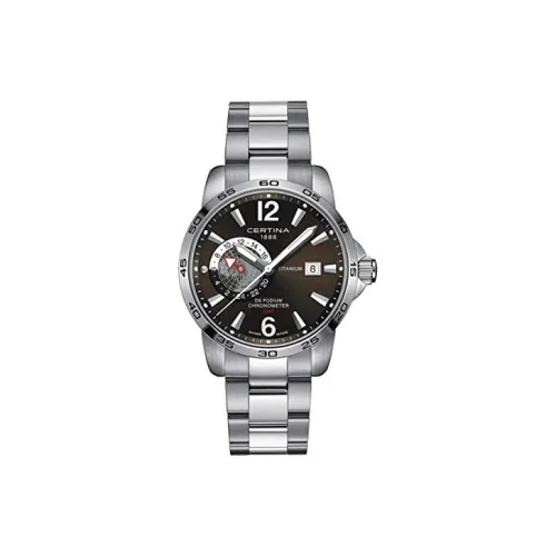 Certina DS Podium Collection Кварцевый механизм Мужские часы Часы 41 мм Коричневый циферблат часов