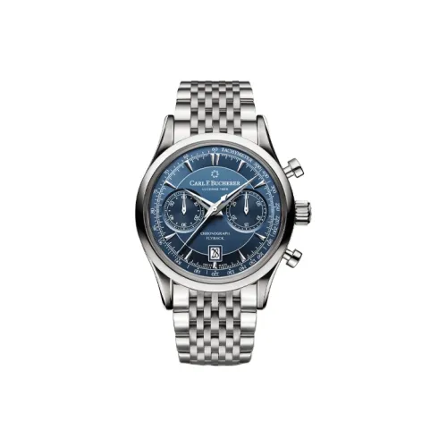 Carl F.Bucherer Автоматический Механический Механизм Мужские Часы 43 мм Синий