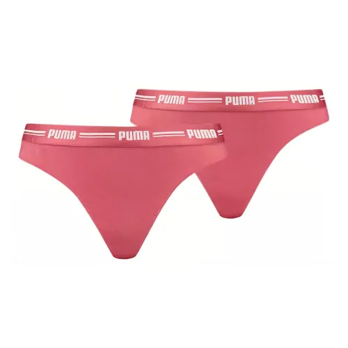 PUMA Женские STRING 2 шт Стринг Женские 2 шт Вино Красный