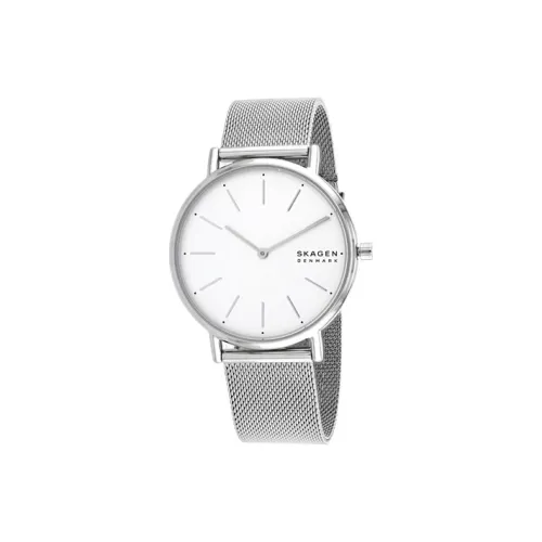 SKAGEN Signed Collection Women's Watch Кварцевый механизм ремешок из нержавеющей стали 38 мм белый циферблат