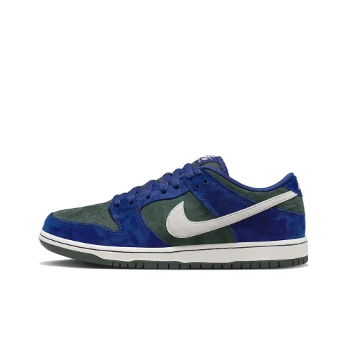 Nike Dunk SB Скейтборд Кроссовки Низкие Зеленый Синий Белый Мужской